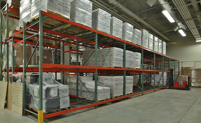 Just the right size: Interlake Mecalux push-back racking vertical solution