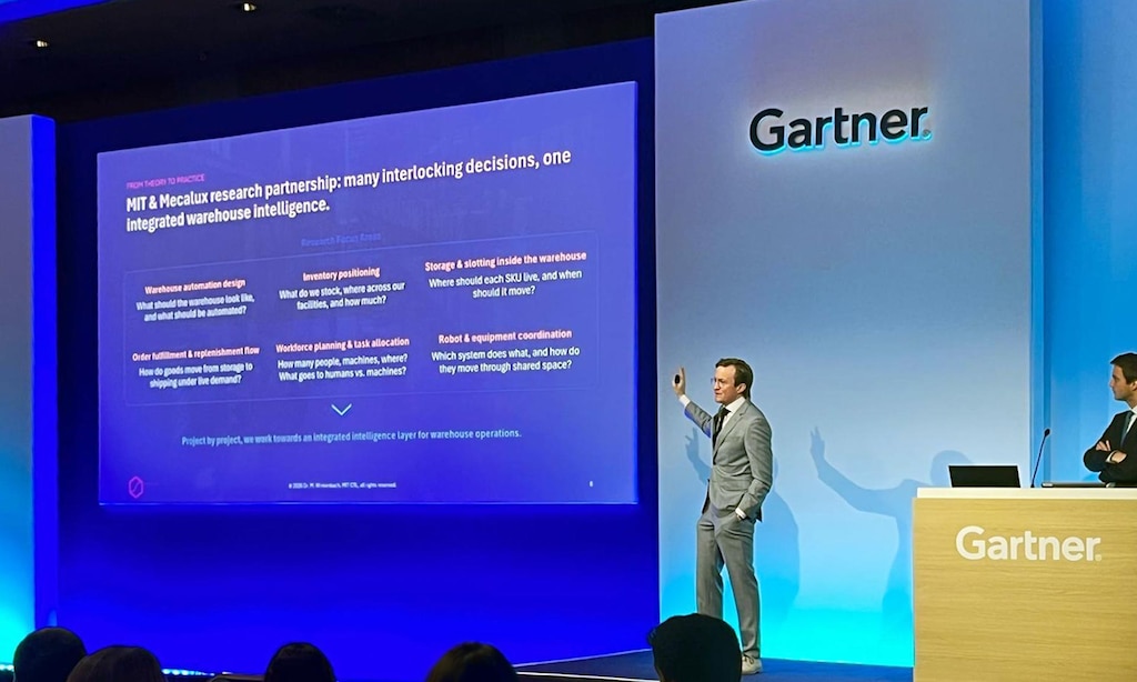 Matthias Winkenbach, Director of the MIT Intelligent Logistics Systems Lab, at Gartner Supply Chain Symposium/Xpo 2026 in Barcelona